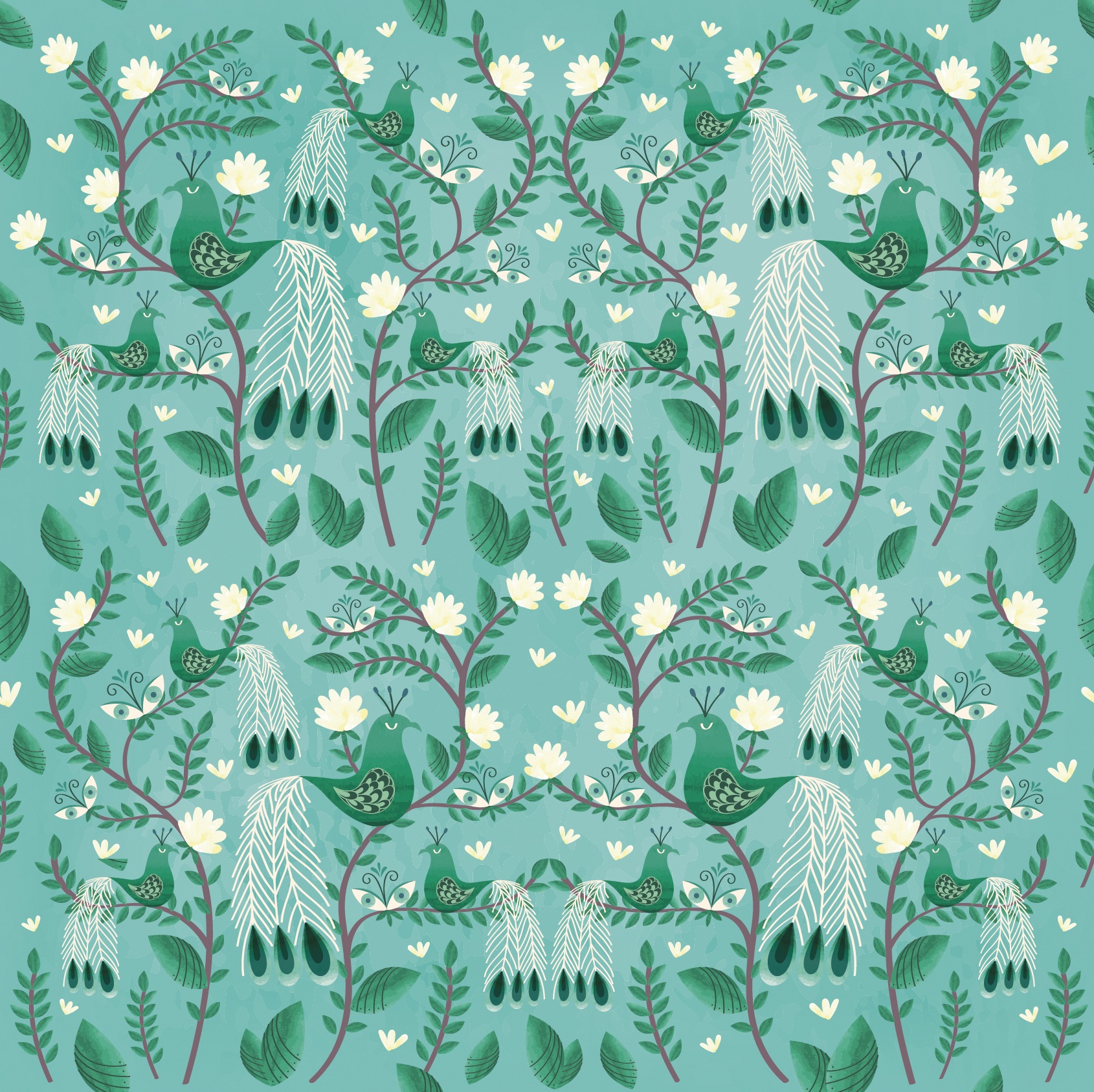 Peacocks_pattern