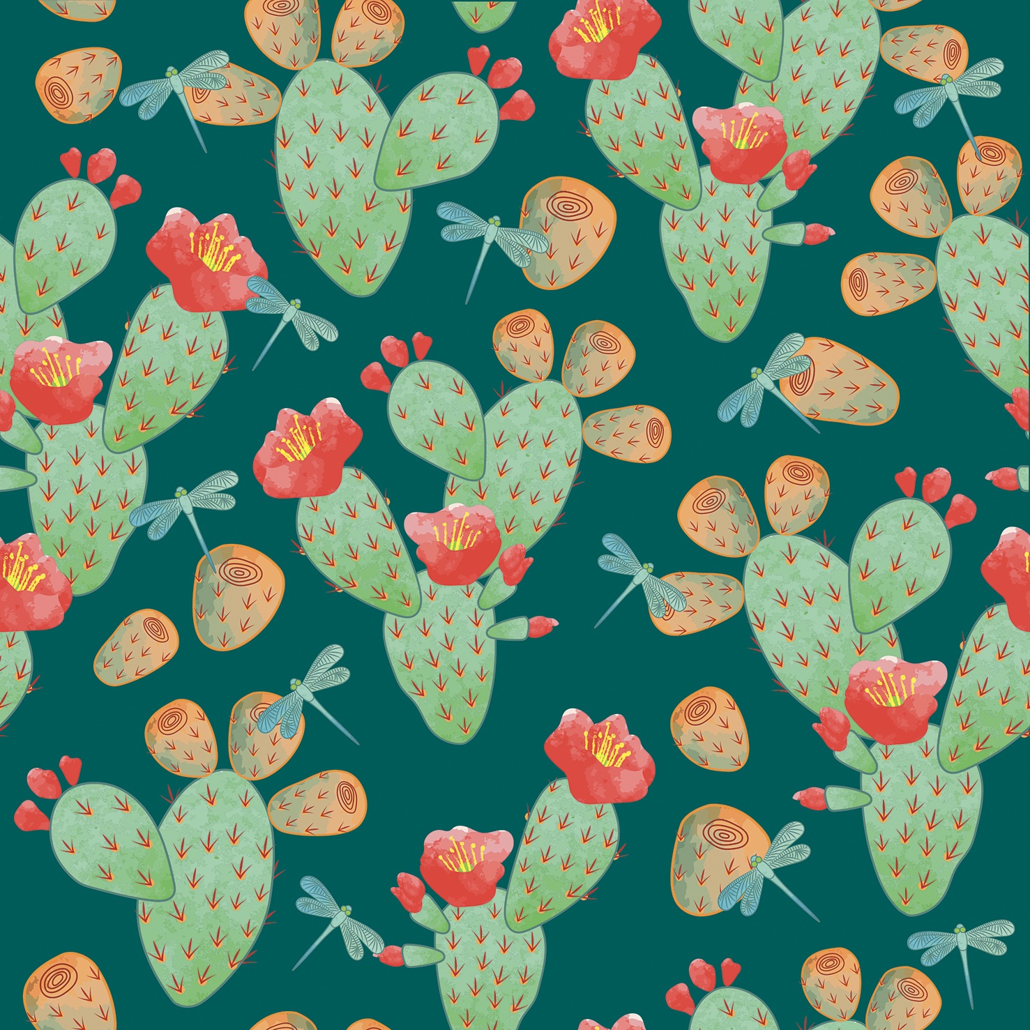 Prickly pear_pattern