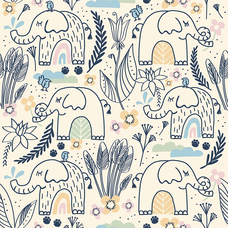 Elephants jungle