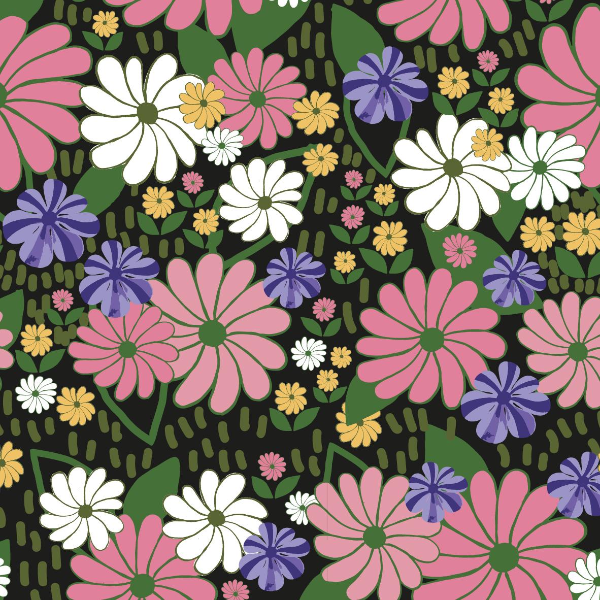 Retro meadow